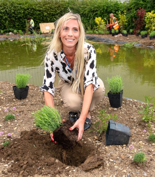 Natural garden opened on campus